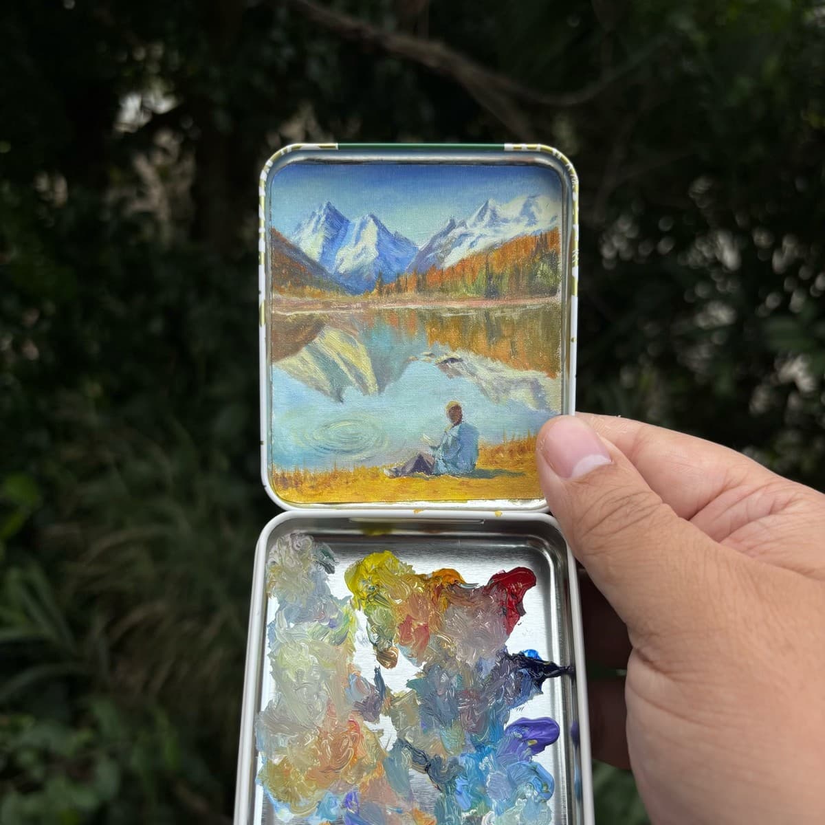 Pocket Oil Painting pocket travel painting