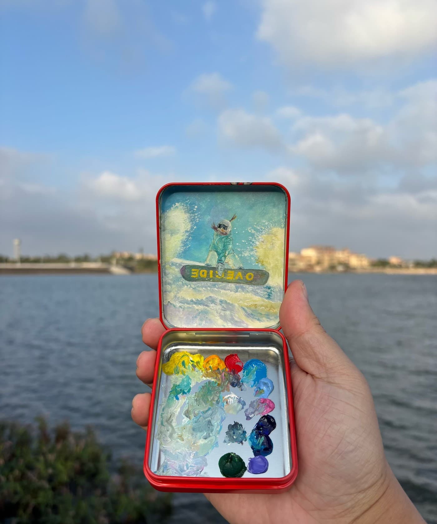 Water memory for a rider